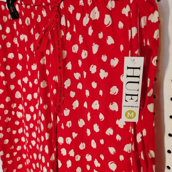618 NWT HUE JINGLE DOT COTTON PJ PANTS - Picture 4 of 8